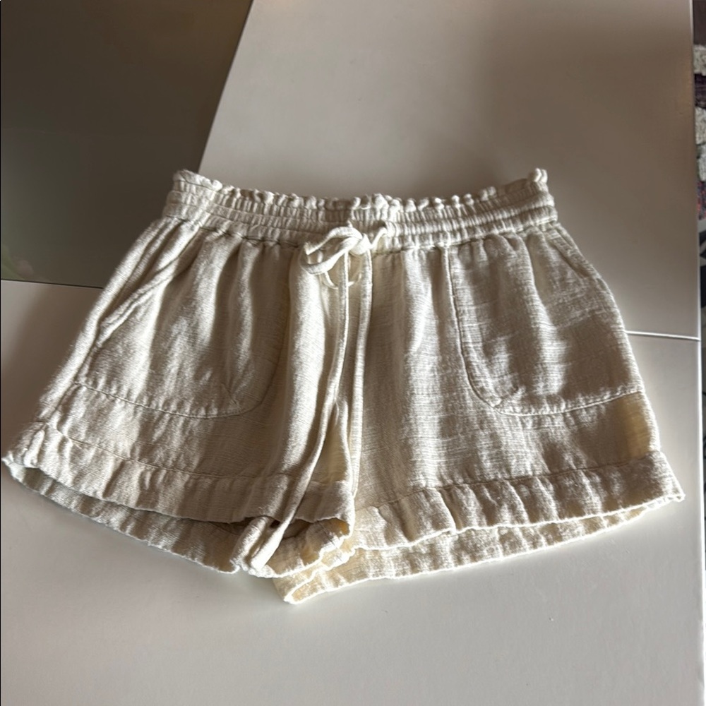 Billabong Cream High Waist Shorts